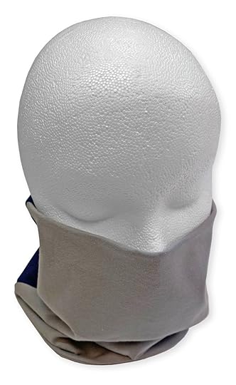 Colorblocked Turtleneck Scarf Sewing Tutorial at the Nancy Zieman Productions Blog Gray