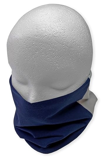 Colorblocked Turtleneck Scarf Sewing Tutorial at the Nancy Zieman Productions Blog Navy