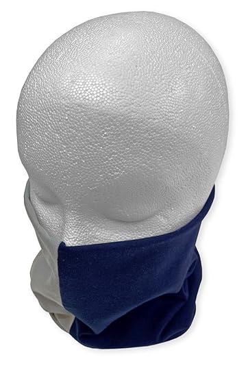 Colorblocked Turtleneck Scarf Sewing Tutorial at the Nancy Zieman Productions Blog Navy