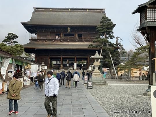Niomon Gate at Zenkoji Temple in Nagano City, Japan