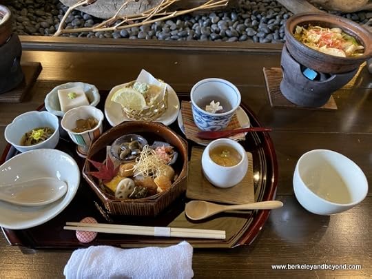 set meal at Yamabuki restaurant near Zenkoji Temple in Nagano City, Japan