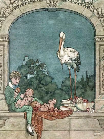 Hans Christian Andersen's The Storks illustrated by William Heath Robinson