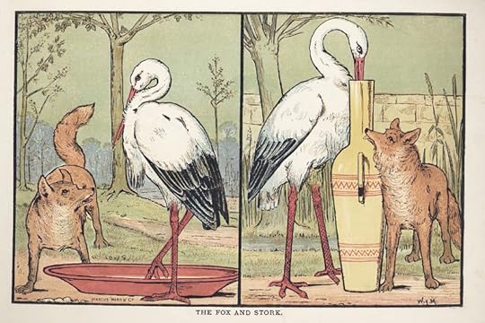 The Fox and the Stork by Walter Crane
