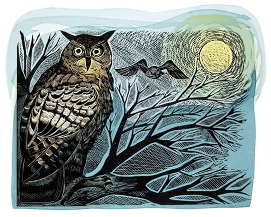 Owl and Moon by Angela Harding