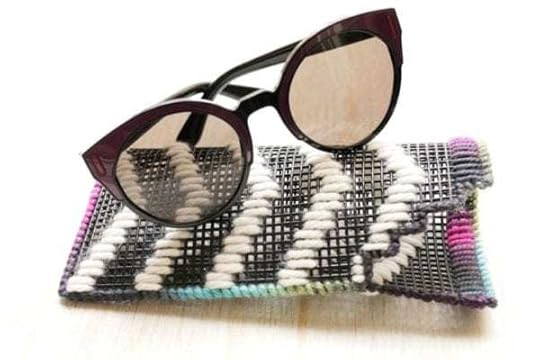 Plastic Canvas Sunglass Case by Vickie Howell