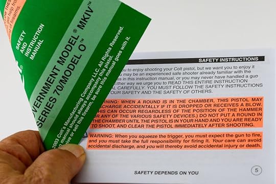 Colt Owners Manual Warning