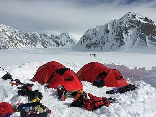 Mount Logan Kings Trench base camp