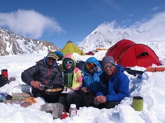 Back at base camp Mount Logan