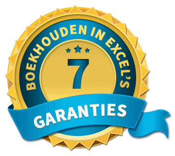 7 garanties van Boekhouden in Excel