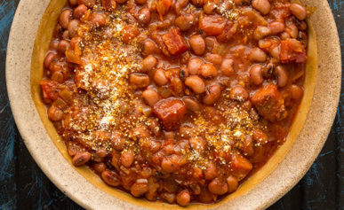 Ghanaian red red stew