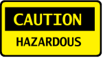 caution sign