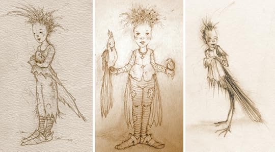 Bird Children from my sketchbooks