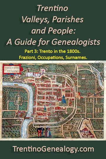 Trento in 1800s. Frazioni, Occupations, Surnames.