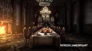My version of the Ravenloft Dining Hall. : CurseofStrahd