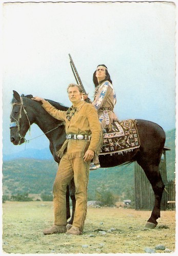 Lex Barker and Pierre Brice in Der Schatz im Silbersee