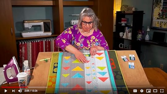 Straight Line Machine Quilting with the Ultimate Quilt 'n Stitch Presser Foot as seen on Stitch it! Sisters Program 116 at the Nancy Zieman Blog