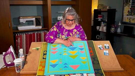 Straight Line Machine Quilting with the Ultimate Quilt 'n Stitch Presser Foot as seen on Stitch it! Sisters Program 116 at the Nancy Zieman Blog