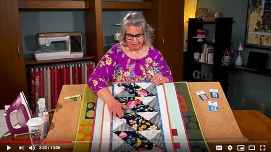 Straight Line Machine Quilting with the Ultimate Quilt 'n Stitch Presser Foot as seen on Stitch it! Sisters Program 116 at the Nancy Zieman Blog