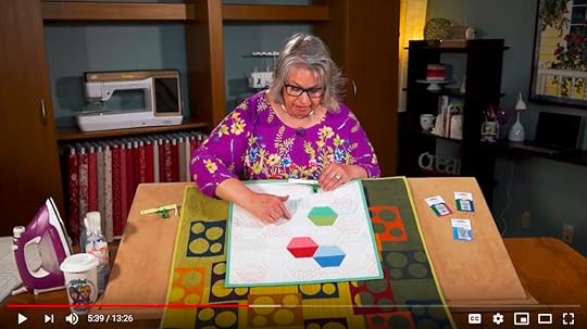 Straight Line Machine Quilting with the Ultimate Quilt 'n Stitch Presser Foot as seen on Stitch it! Sisters Program 116 at the Nancy Zieman Blog