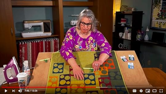 Straight Line Machine Quilting with the Ultimate Quilt 'n Stitch Presser Foot as seen on Stitch it! Sisters Program 116 at the Nancy Zieman Blog