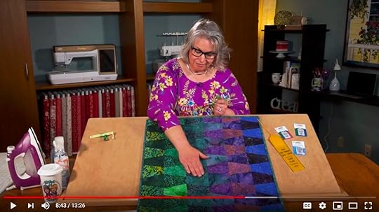 Straight Line Machine Quilting with the Ultimate Quilt 'n Stitch Presser Foot as seen on Stitch it! Sisters Program 116 at the Nancy Zieman Blog