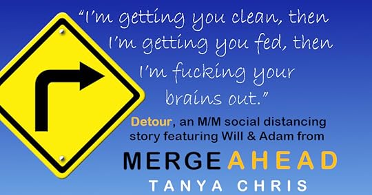 Text says: I'm getting you clean, then I'm getting you fed, then I'm fucking your brains out.