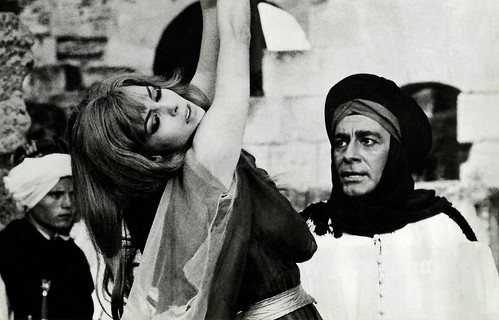 Michèle Mercier and Jean-Claude Pascal in Angélique et le Sultan (1968)