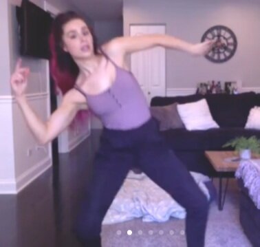 Sam Pauly demonstrating some moves