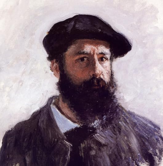 Клод Моне, фрагмент работы "Автопортрет в берете", 1886 Клоду Моне здесь 46 лет.