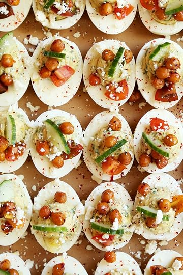 Falafel Deviled Eggs