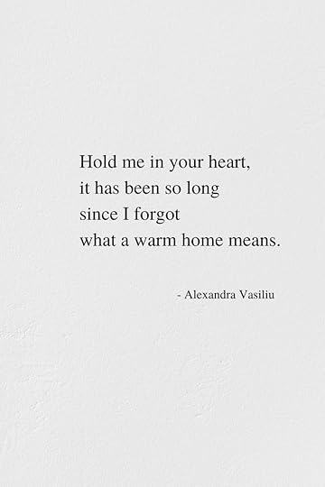 A Warm Home - Love Poem by Alexandra Vasiliu, Author of BLOOMING and HEALING WORDS