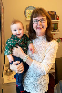 ten favorite Christmas traditions, Jack wearing vintage boy's rocking horse shirt