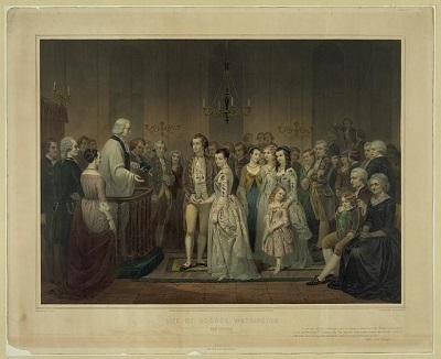 Wedding of George and Martha Washington
