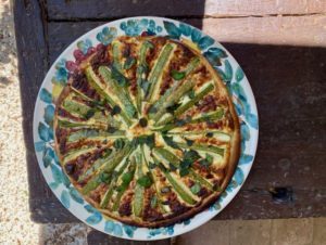 Zucchini Ricotta Tart