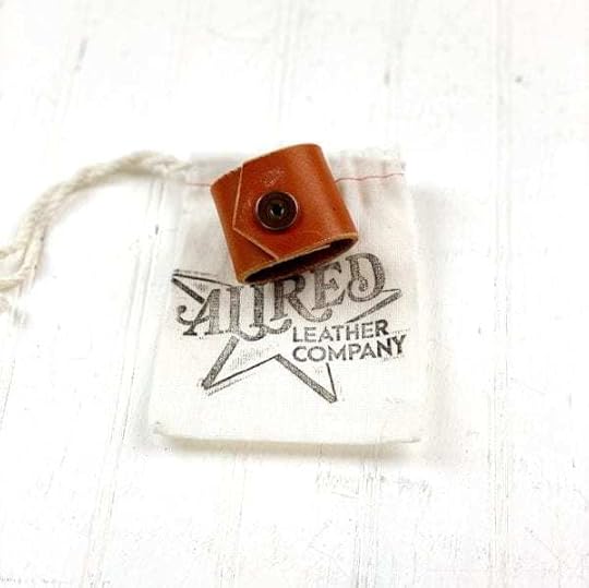 YarnYAY! Leather Cuff by Allred Leather Company