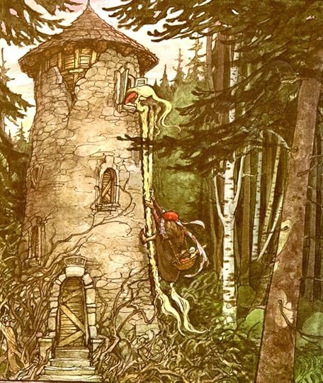 Rapunzel's tower by Trina Schart Hyman