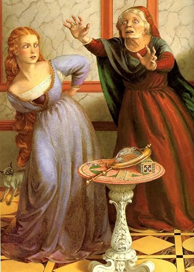 Rapunzel and the witch by Paul O. Zelinsky