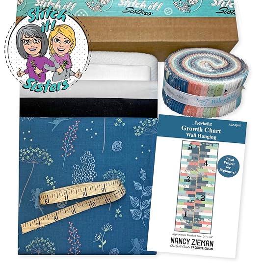 Growth Chart Quilted Wall Hanging Bundle Box Sewing Project available at ShopNZP.com