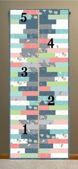 S!S117 Growth Chart Quilted Wall Hanging Sewing Tutorial by The Stitch it! Sisters at the Nancy Zieman Productions Blog