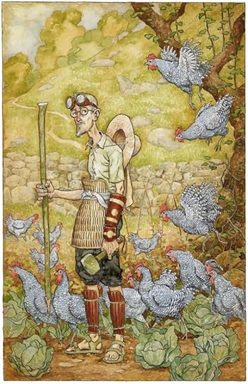 Samurai Chicken Defender by David Wyatt