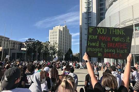 Hundreds gather outside San Jose City Hall to protest police brutality and systemic racism on June 5, 2020 in the wake of the police killing in Minnesota of George Floyd.