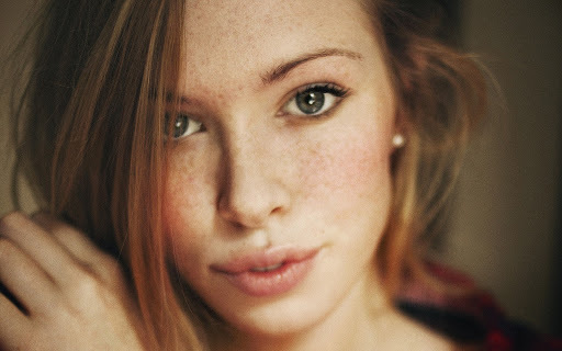 American Girl doll long blonde hair brown eyes, freckles with ...