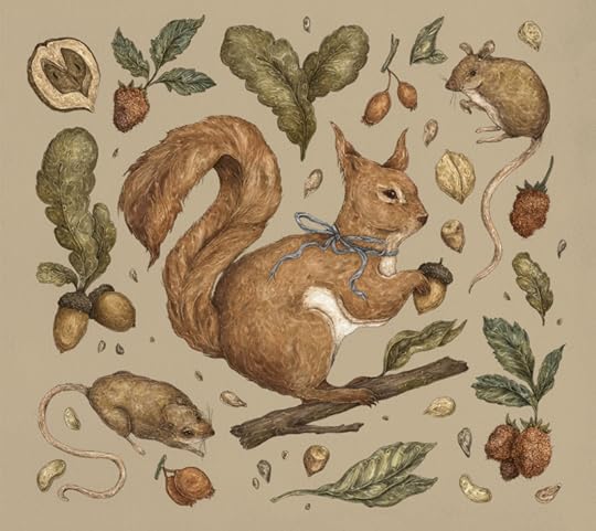 Red Squirrel by Jessica Roux