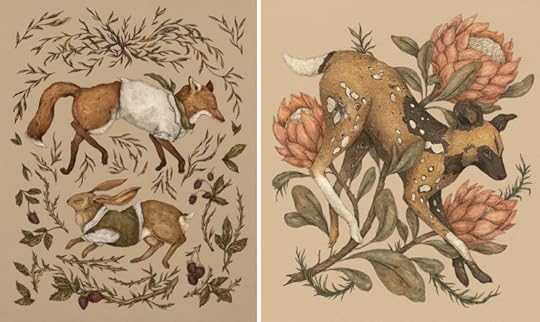 Tricksters and Wild African Dog by Jessca Roux