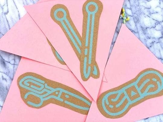 DIY crafty garland