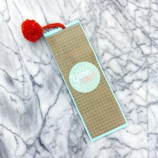 DIY Bookmark | Upcycle shipping envelopes