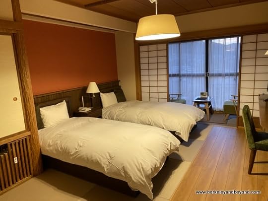 western tatami room at Yudanka Onsen Yoroduya ryokan in Nagano, Japan