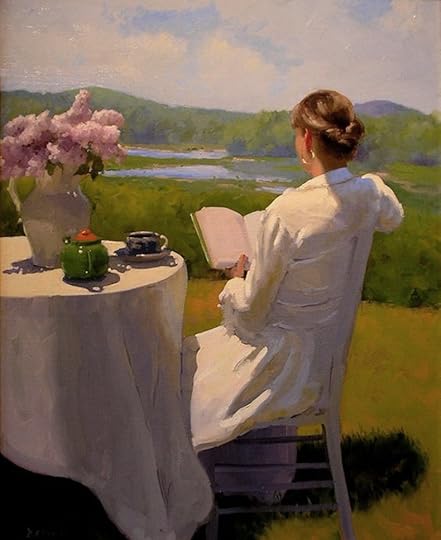 Reading by the Edge of the Marsh by Dennis Perrin