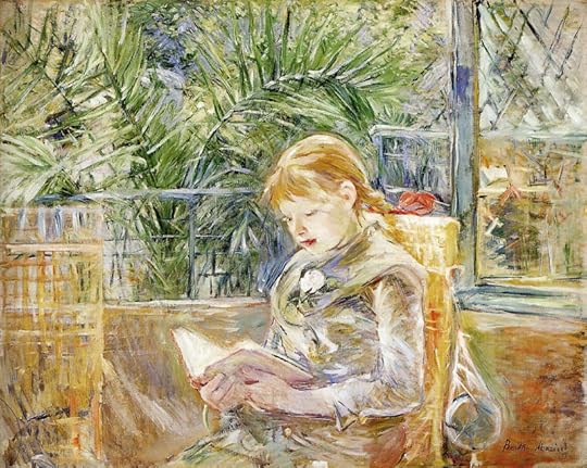 Girl Reading by Bertha Morisot