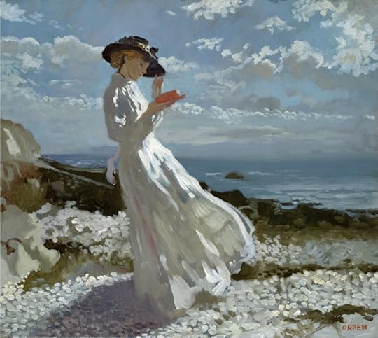 Grace Reading at Howth Bay by Willian Orpen